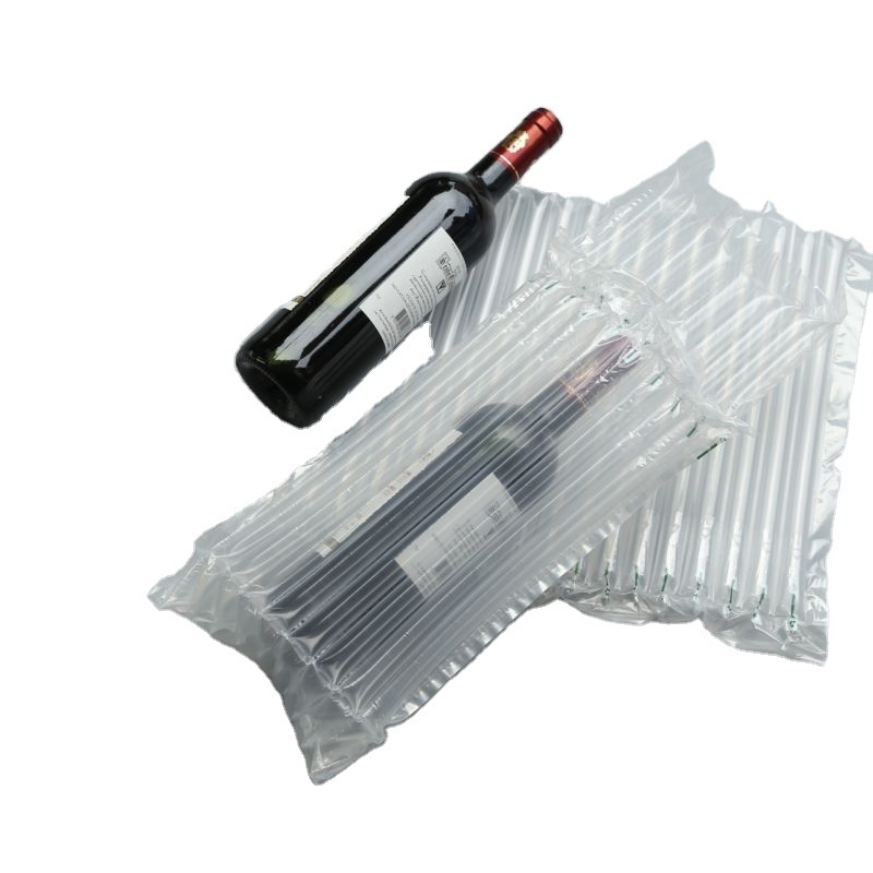 Hot Sell Delivery Packaging Air Buffer Column Film Protector Inflatable Column Bag Packaging Wine Bottle Protector