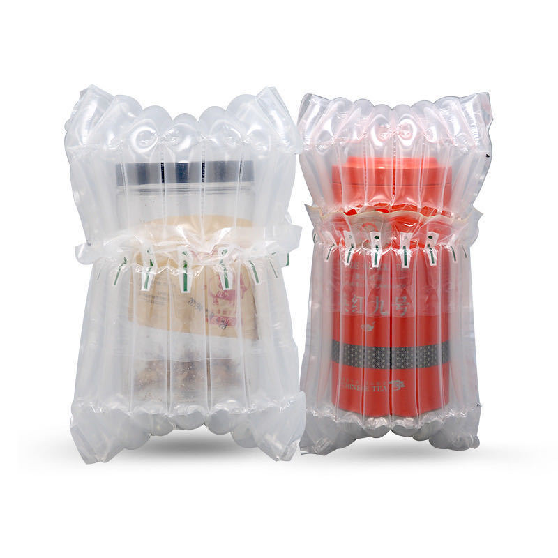 Hot Sell Delivery Packaging Air Buffer Column Film Protector Inflatable Column Bag Packaging Wine Bottle Protector