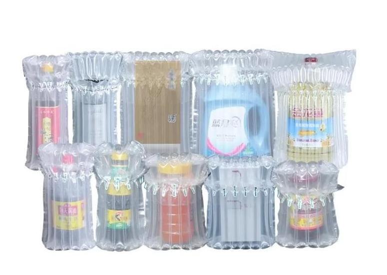 Hot Sell Delivery Packaging Air Buffer Column Film Protector Inflatable Column Bag Packaging Wine Bottle Protector