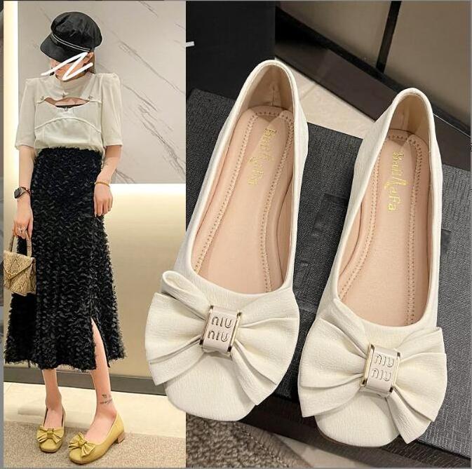 Fashion Hot sale elegant New arrival pointy toe soft PU mary janes shoes woman doll shoes ladies flat shoes