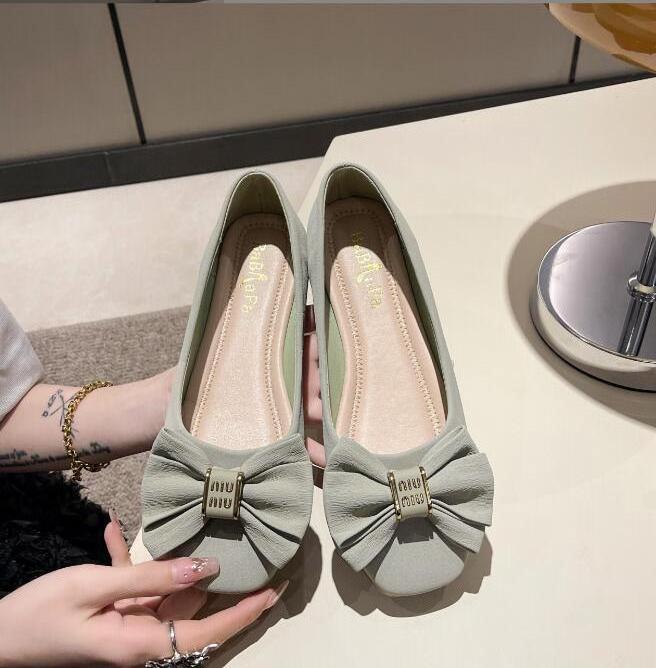 Fashion Hot sale elegant New arrival pointy toe soft PU mary janes shoes woman doll shoes ladies flat shoes