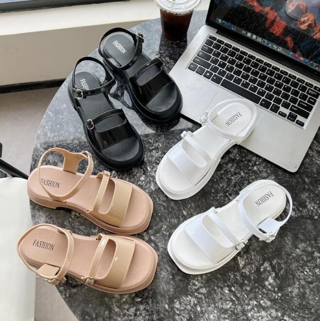 Factory Price  New Beach Platform Ladies Sandals Cross Strips Cute Slide Women sandals Slippers