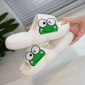 Hot Sale frog Slippers women's summer indoor bathroom non-slip cartoon frog cute slippers womens indoor wear shoes