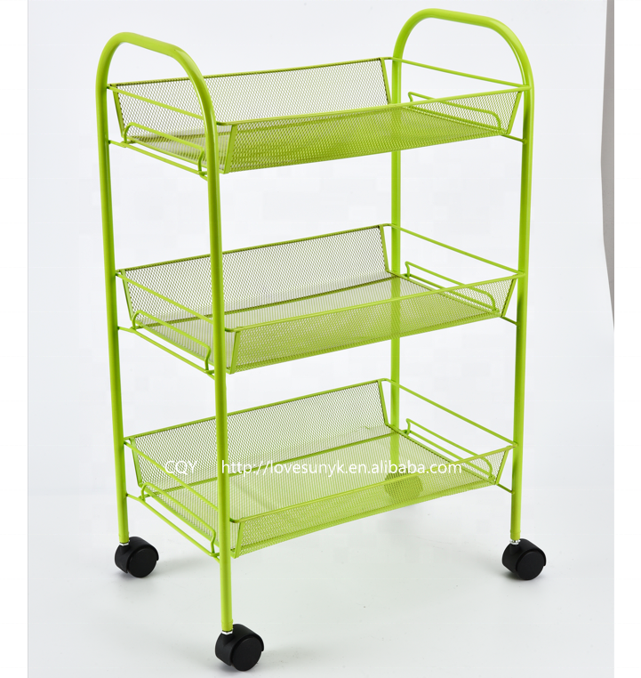 multi function vegetable fruit rack 3 tier restaurant rack storage organizer metal mesh kitchen shelf