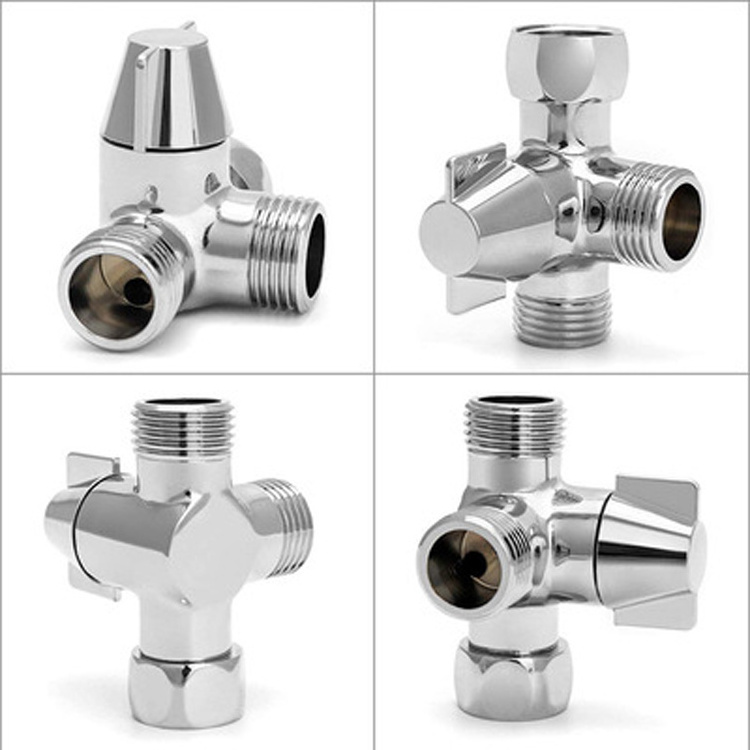 3 Way Shower Arm Diverter Valve shower diverter for Dual Shower Head Combo