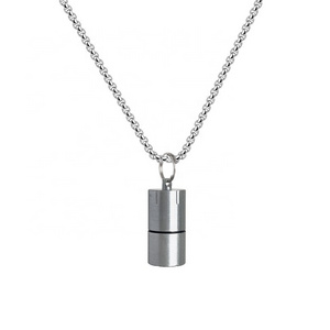 Fashion non tarnish Jewelry Stainless Steel Pendant Adjustable Titanium Chain Lighter Pendant saturn necklace For Women