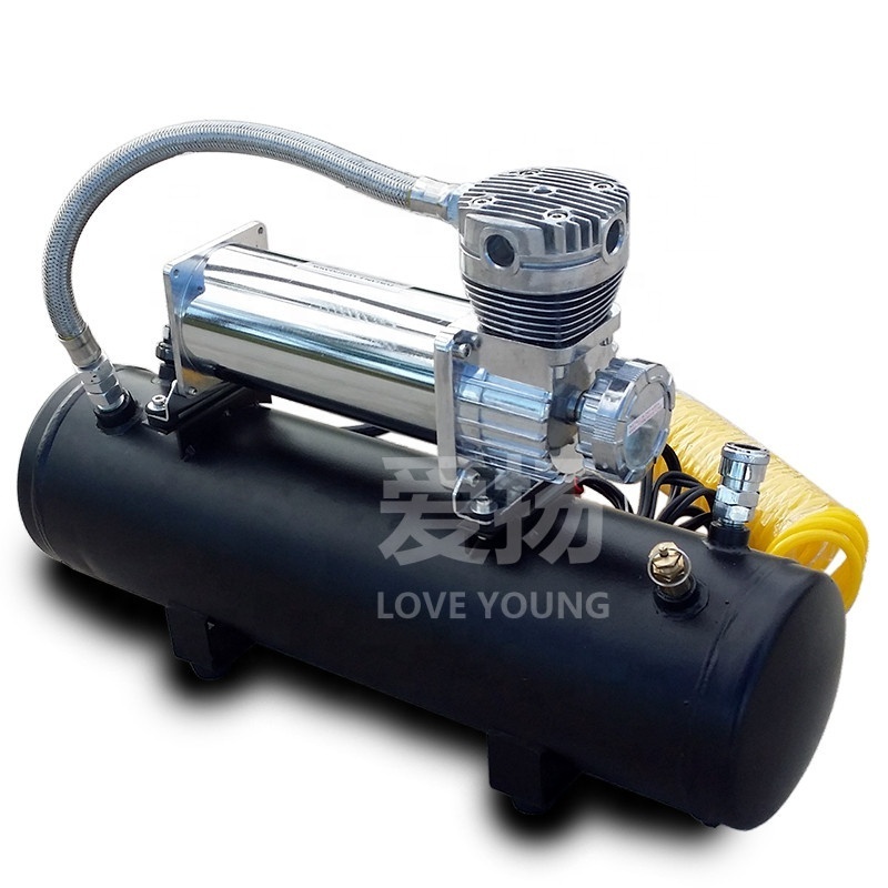 Air Source Kit 12v 200psi Air Suspension Compressor With Air Tank Pressure Switch For Car Wash