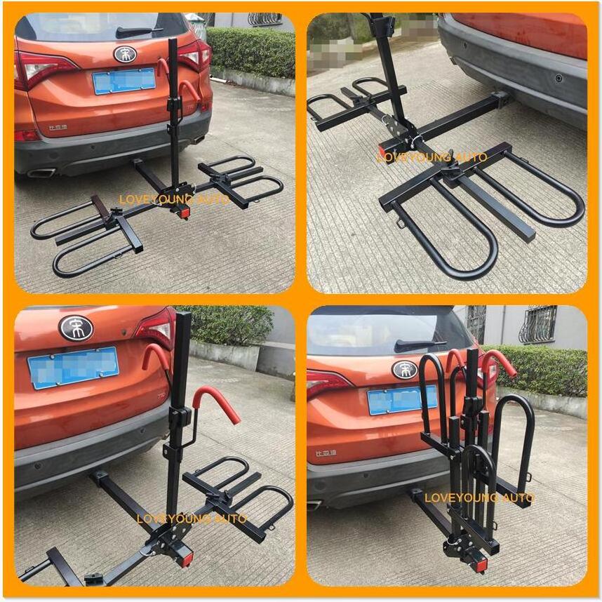 Car Rear Hitch Mount E Bike Rack Bicycle Carrier Fat Tire Bike Stand E bike Holder