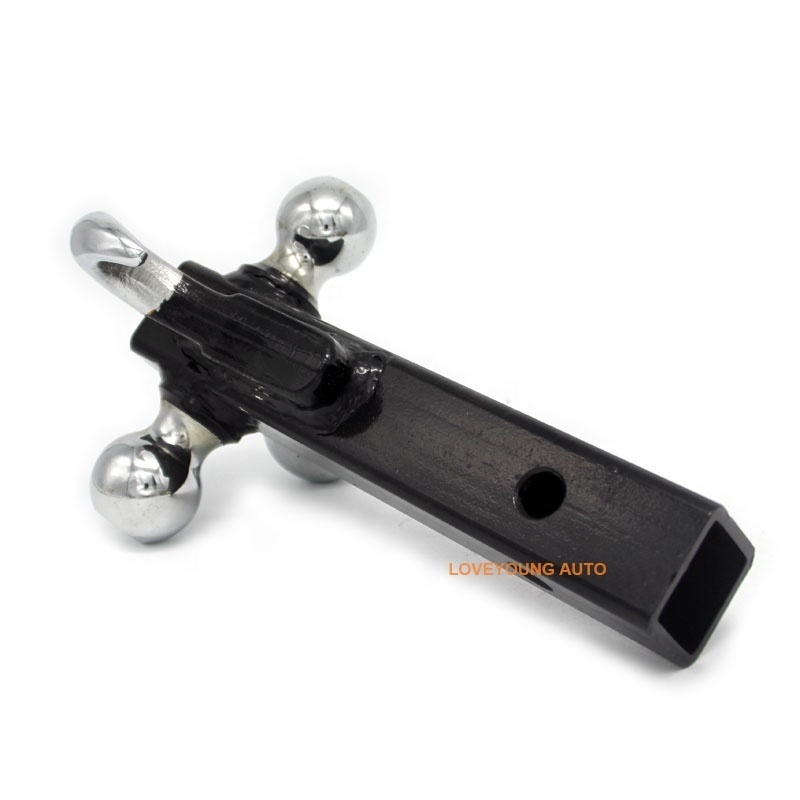 stainless steel  portable 3 tri ball trailer hitch ball lock hook gooseneck hitch ball