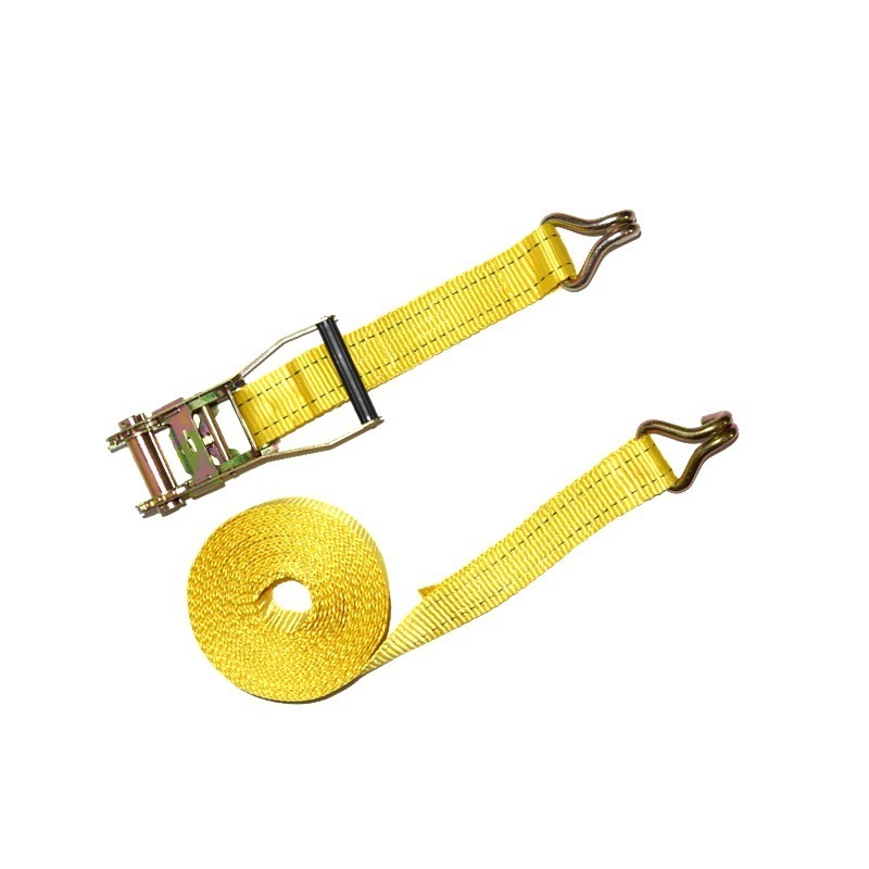 Retractable heavy duty ratchet tie down lashing cargo load straps for car