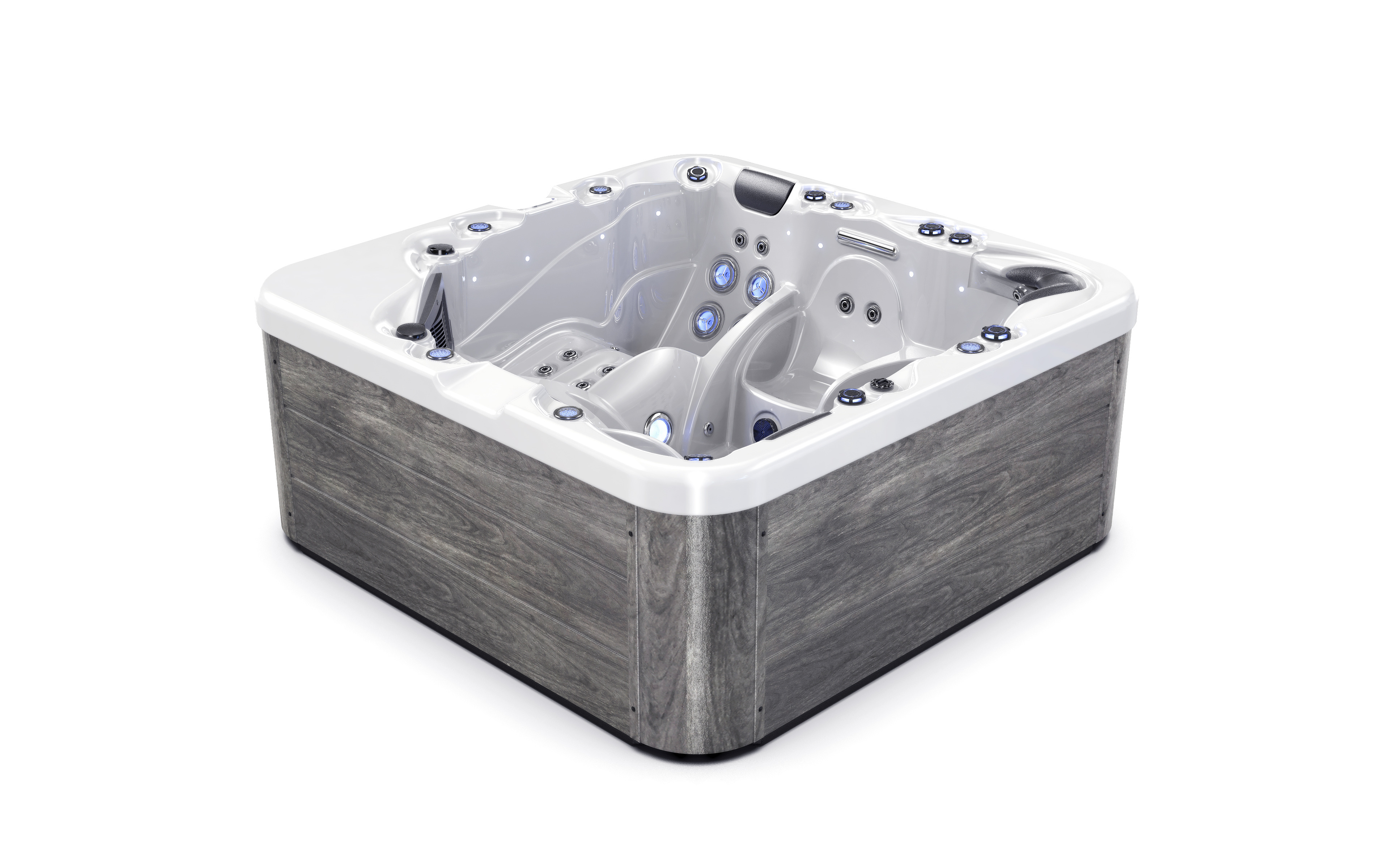 Modern Design 5-Person US Acrylic Shell Portable Bathtub Hot Selling Massage Jakuzzi Whirlpool Hottub