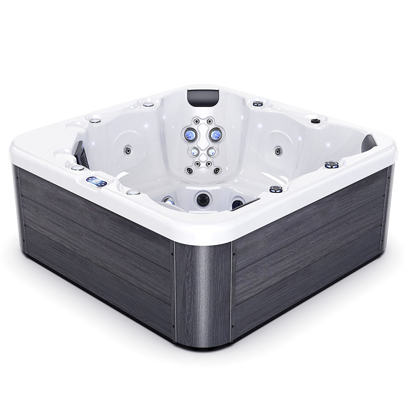 wholesale custom modern massage outdoor jacuzzier tub plug and play fiberglass spa hot tub shells