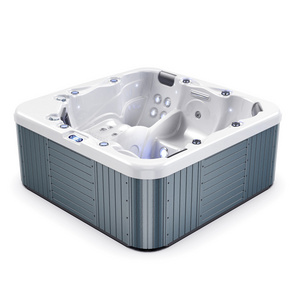 Cheap modern endless pool hot tubs and jakuzzi plug and play outdoor spa tubs hot tub for 5-person