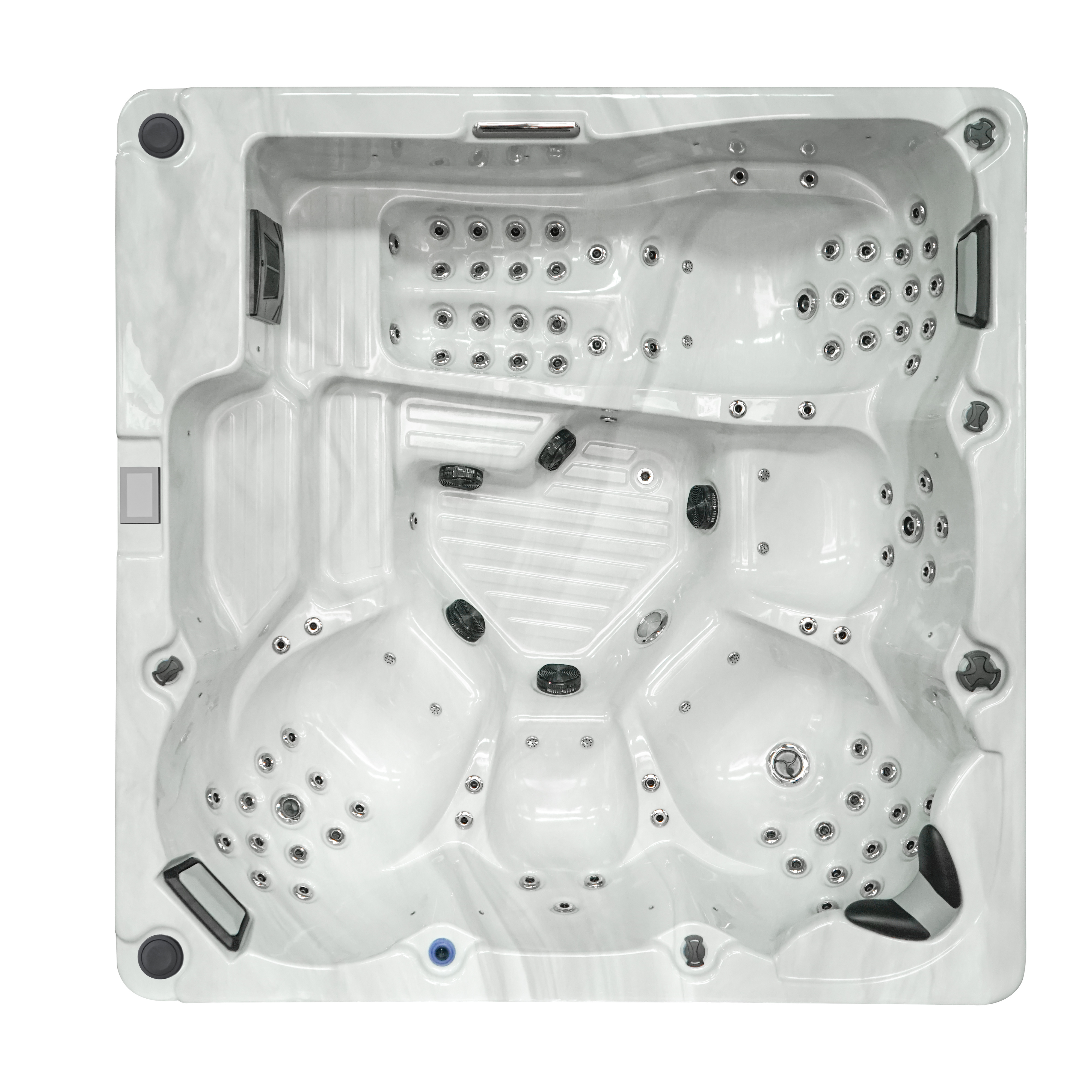 Whirlpool massage acrylic jacuzzier bathtub new design