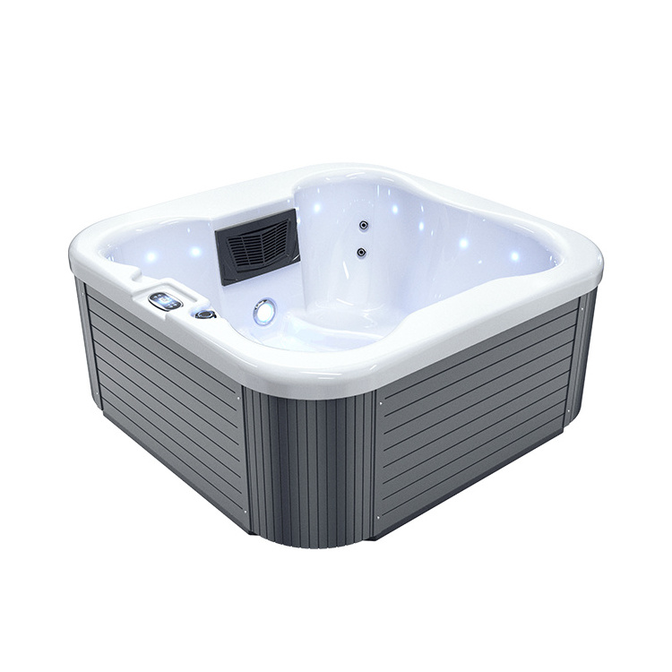 Whirlpool bathtub 4 person with WIFI plug spa custom outdoor spa design