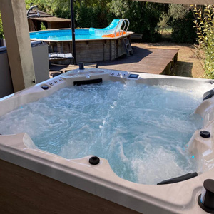 Luxury Hot Tubs Jaccuzi Outdoor Spa whirlpool 3 Person Hidromasaje Bathtubs outdoor hot tub with cover