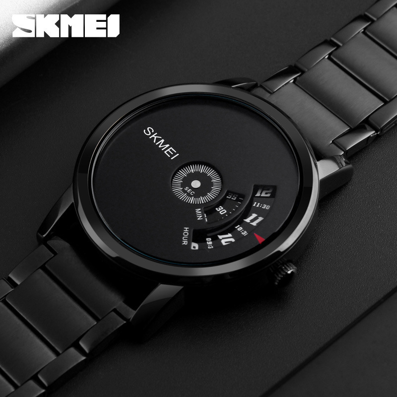 Light Luxury Personalized Business Men's Watch SKMEI 1260 Creative Fashion Watch Student Digital Quartz Wristwatch