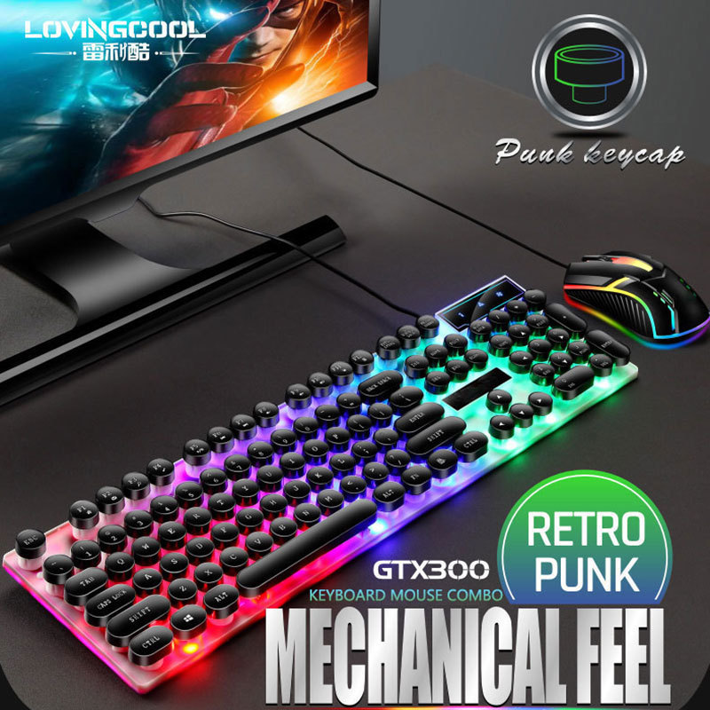 New OEM Customized 104-Key RGB Mechanical Gaming Keyboard Wired USB-C Anti-Ghosting Backlit ABS Material Number Applications