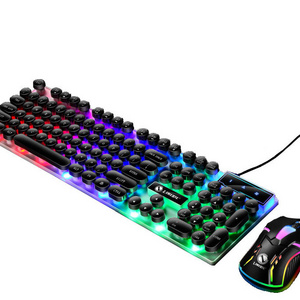 New OEM Customized 104-Key RGB Mechanical Gaming Keyboard Wired USB-C Anti-Ghosting Backlit ABS Material Number Applications