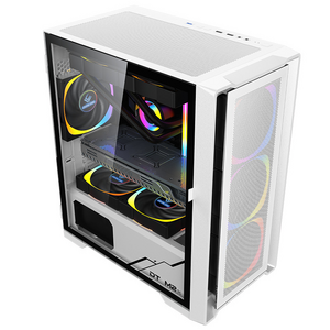 Lovingcool Hot Sale Gaming pcs ATX PC Tower Computer Case USB3.0 Tempered Glass CPU Casing Computer Case Gaming PC Cabinet