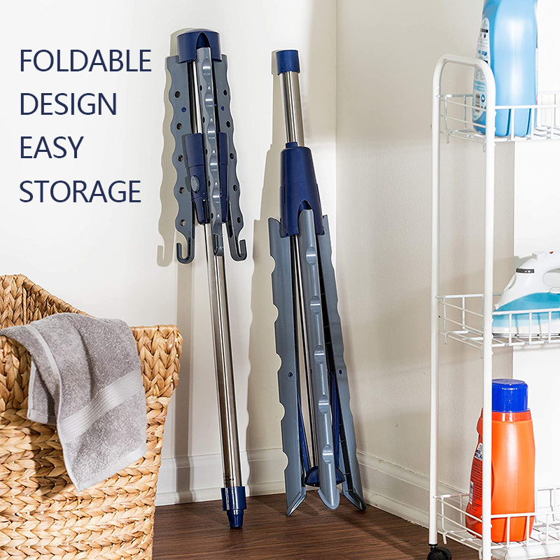 Adjustable Folding Plastic Large Heavy Duty Hanging Umbrella Airer Drying Rack Laundry Organizer Storage For Clothes