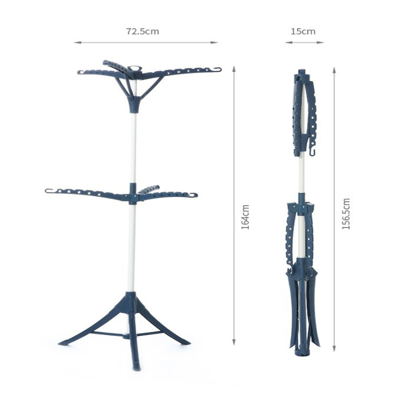 Adjustable Folding Plastic Large Heavy Duty Hanging Umbrella Airer Drying Rack Laundry Organizer Storage For Clothes