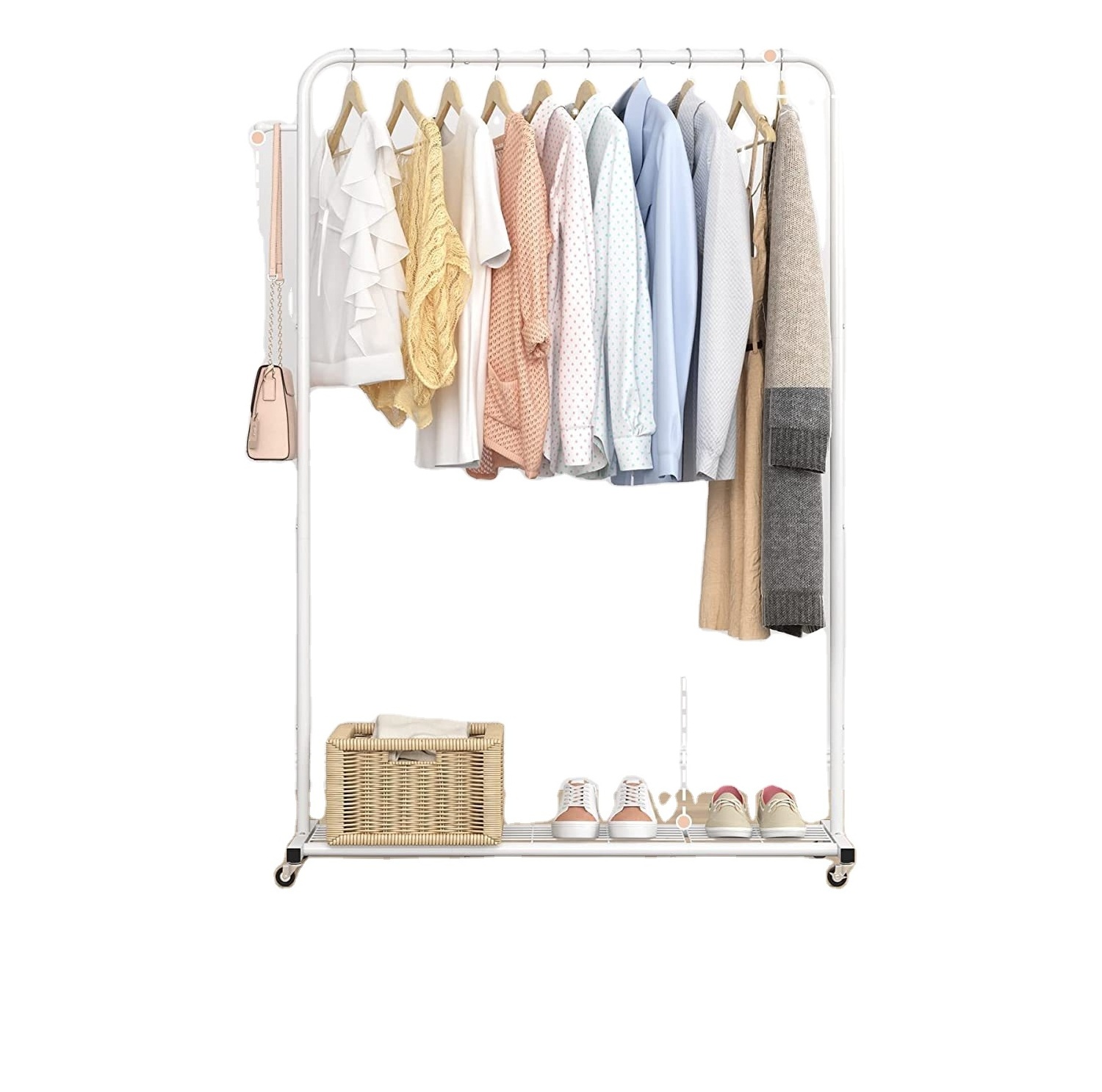 Free Standing Multi-Purpose Retractable Foldable Towel Rack3 Tier Drying Rack Clothes