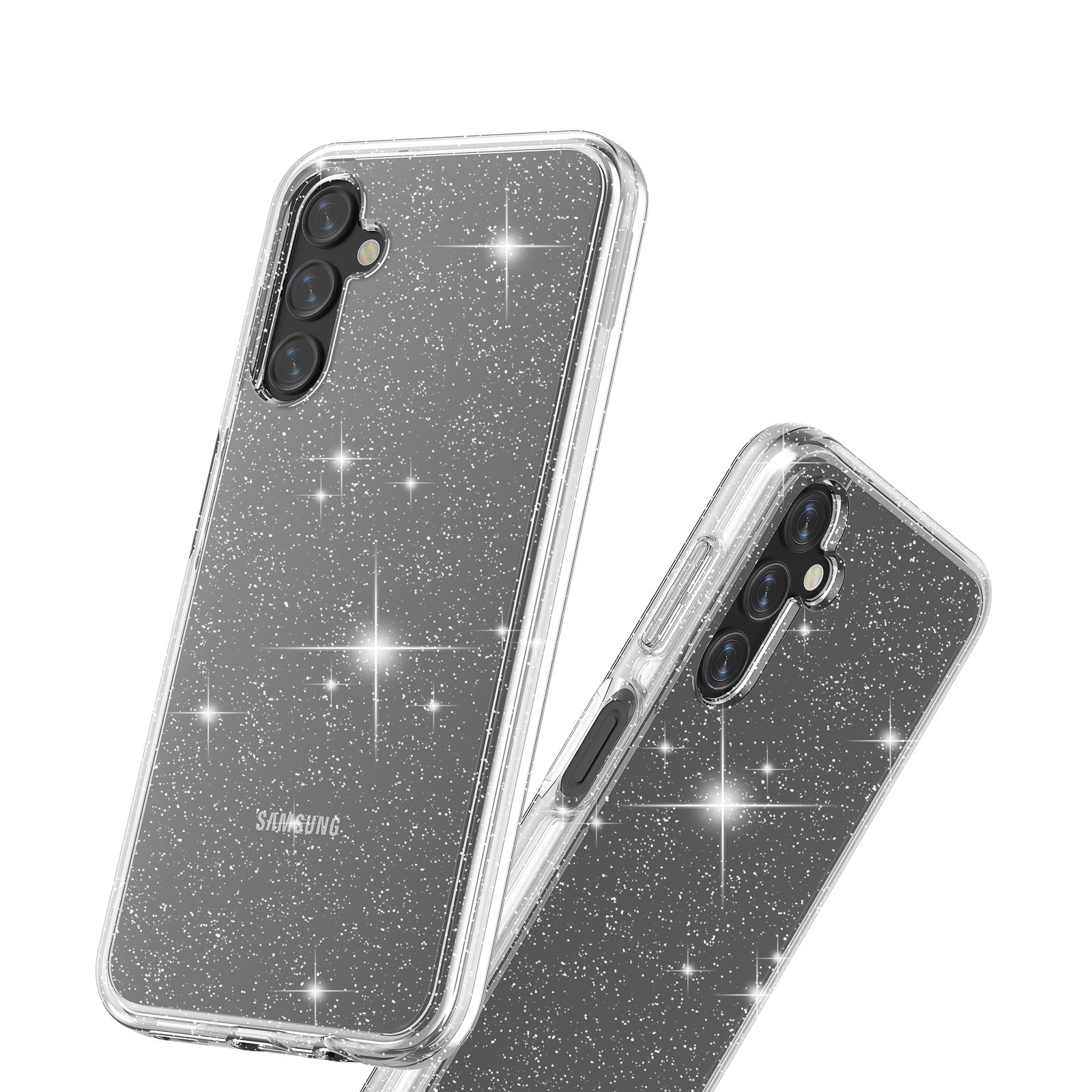 Glitter Shining Hard pc Transparent Phone Case for Samsung A14 premium quality Glitter phone case for Samsung Galaxy A14 A54 5G