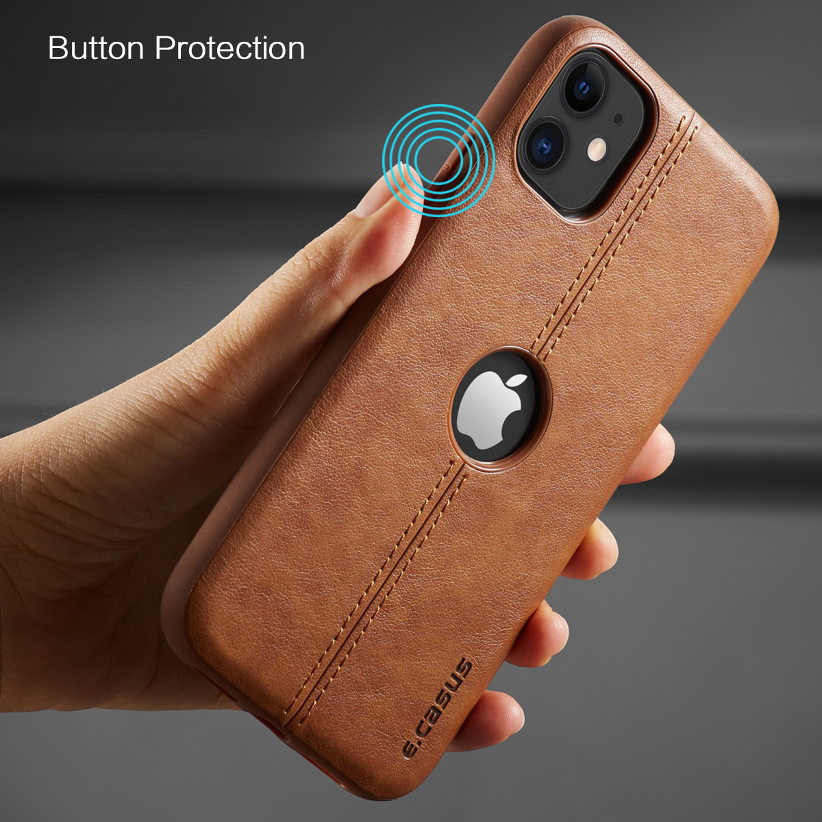 Shockproof Premium leather case for iPhone 12 pro , Luxury Business PU Leather with TPU Phone Case For iPhone 11 12