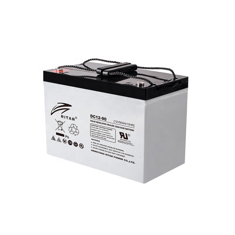 Ritar VRLA Sealed Lead Acid Battery 12V 75Ah 90Ah 100Ah 150Ah 200Ah AGM Battery For Golf Cars