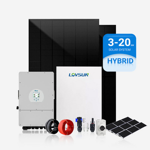 Home  Hybrid 8kw 10kw 12kw Photovoltaic Home Off Grid Solar Energy Systems 5kwh 10kwh 15kwh 20kwh solar energy System solar Kit