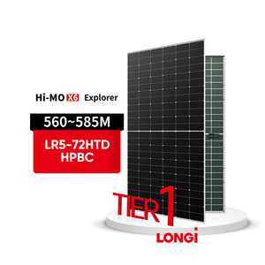 Longi Hi Mo 7 Hi Mo 6 X6 LR5-72HGD 560-590M N Type HPDC Solar Module LONGi 580W Solar Panels 575W 570W 585 Watt 590W