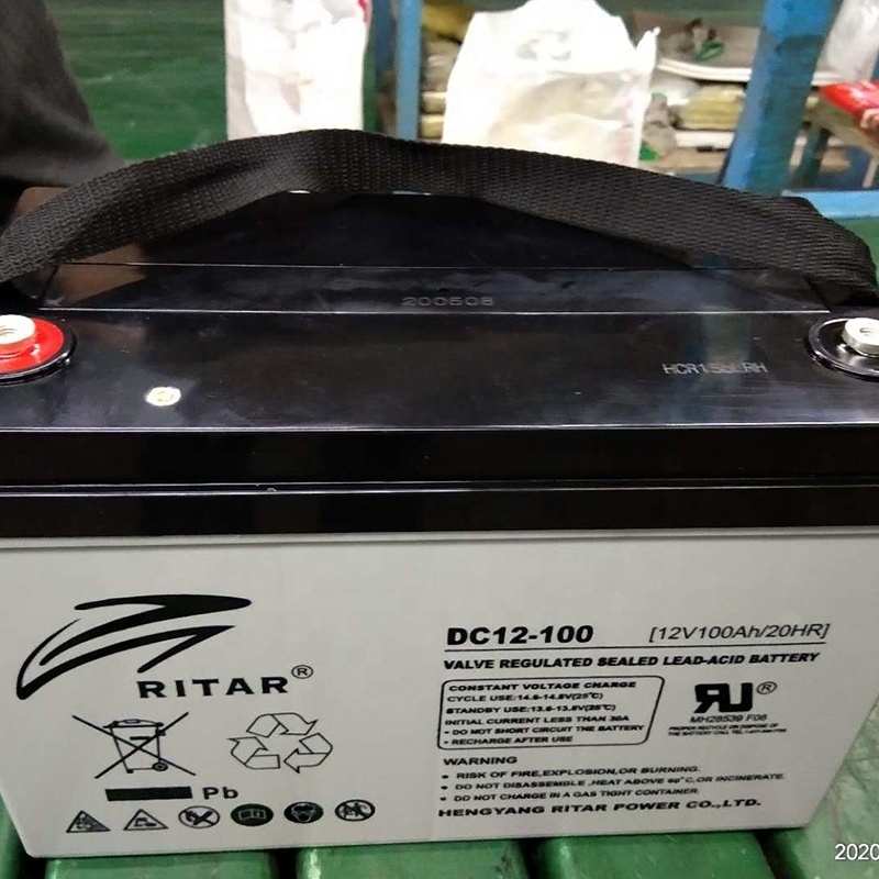 Ritar VRLA Sealed Lead Acid Battery 12V 75Ah 90Ah 100Ah 150Ah 200Ah AGM Battery For Golf Cars