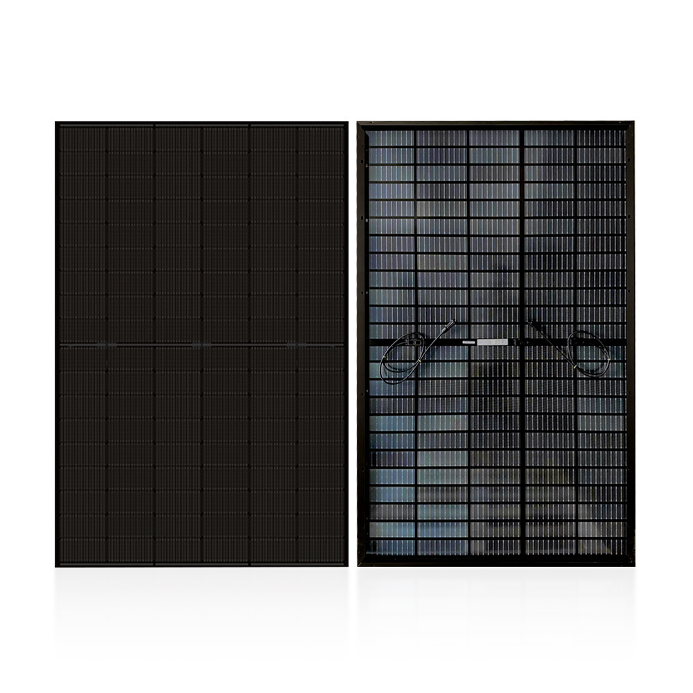 Rotterdam 400w Full Black Solar Panel Panneaux Solaires Half Cell 395w 410w 415w Solar Panels 400 Watt