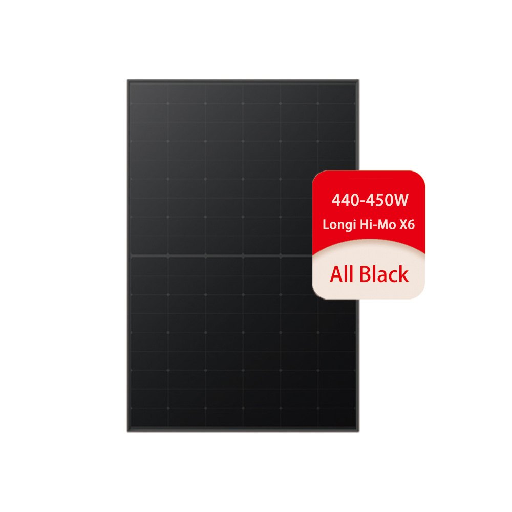 Ready Stock Longi Lr5-54hib-410m Solar Panel 410w Full Black Half Cut Perc Mono Solar Module In Europe