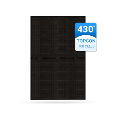 Rotterdam 400w Full Black Solar Panel Panneaux Solaires Half Cell 395w 410w 415w Solar Panels 400 Watt