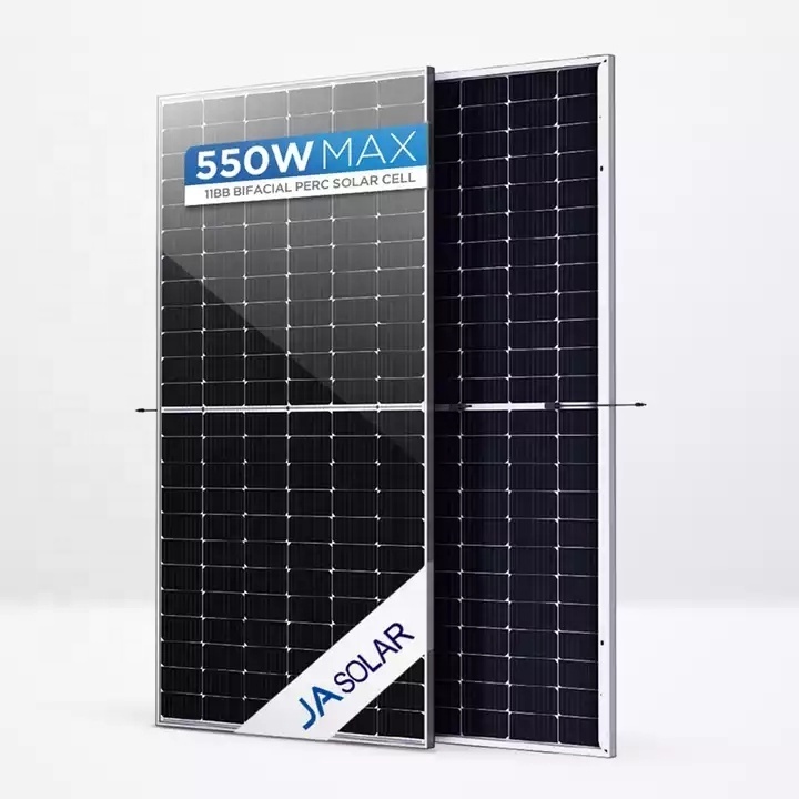 550W JA Solar Panels JAM72S30 530w 540w 550w Solar Panel JA Mono Half Cut Solar Panel 550w PV Module