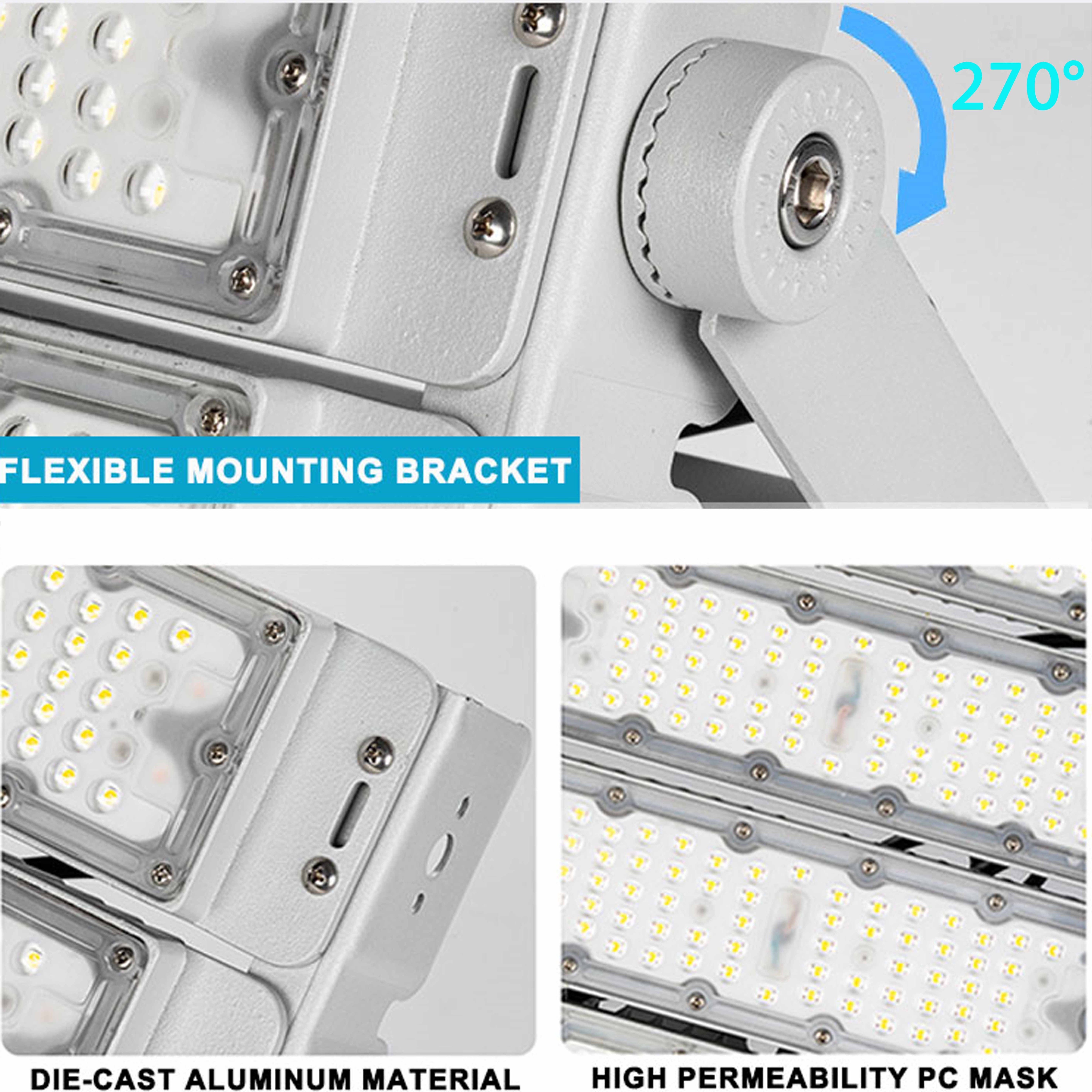 High efficiency big power ip67 outdoor spotlight 50w 120w 150w 200w foldable industrial aquarium led floodlight