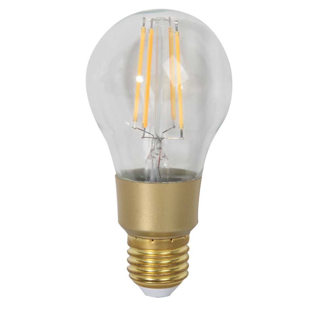 New Wifi Alexa /Google Home Voice Control 7W A60 E26/E27/B22 Dimmable Filament bulbs smart