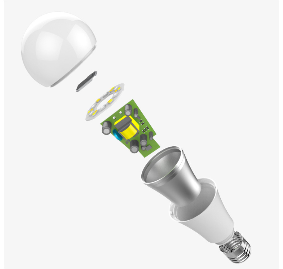 Compatible With Tuya APP, Alexa RGBW 9W 800LM E27/E26/B22 560LM ZIGBEE Smart Led Bulb