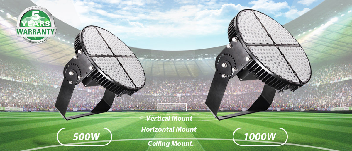 LED High Mast Light IP66 Waterproof Football Field Lighting 400W-1000W CE ROHS LED Sports Stadium Light 1000W