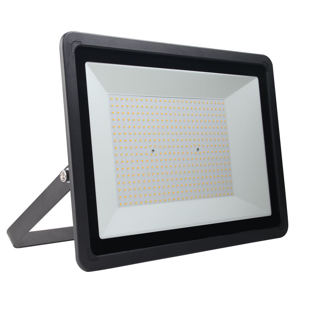 New IP66 LED 50/100/150/200W Ultra Slim Black Outdoor Garden LED Flood Light