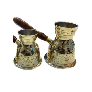 Latest Arrival Turkish Coffee Tea Kettle Metal Making Brass Pot From Wholesale Manufacturer