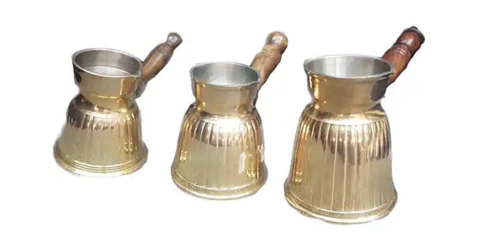 Latest Arrival Turkish Coffee Tea Kettle Metal Making Brass Pot From Wholesale Manufacturer