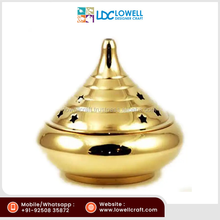 Good Quality Incense Burner for Charcoal and Resin Incense Brass From Wholesale Manufacturer