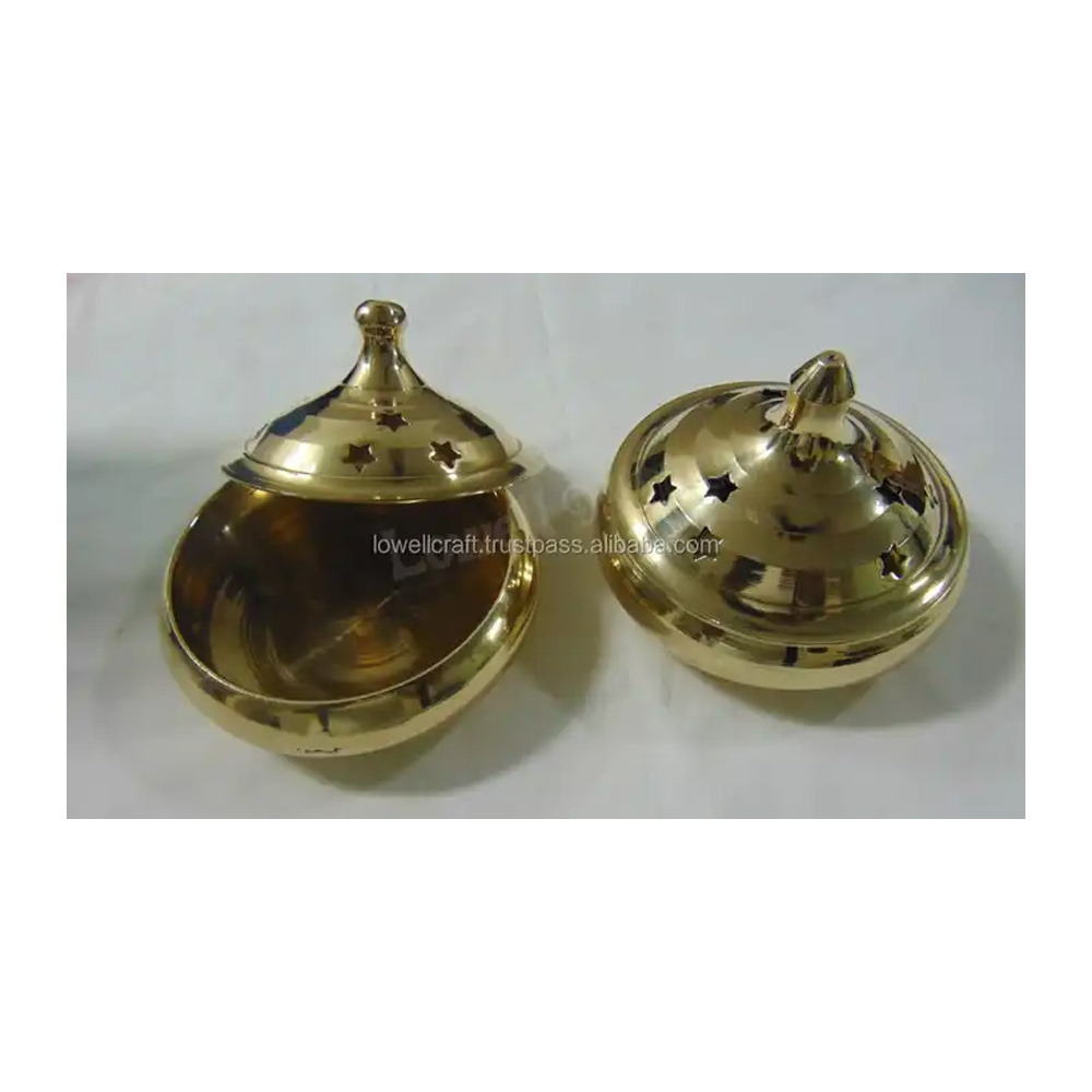 Good Quality Incense Burner for Charcoal and Resin Incense Brass From Wholesale Manufacturer