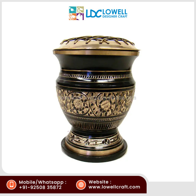 Hot Sale Brass Charcoal Burning Incense Burner with Round Shape From Wholesale Supplier