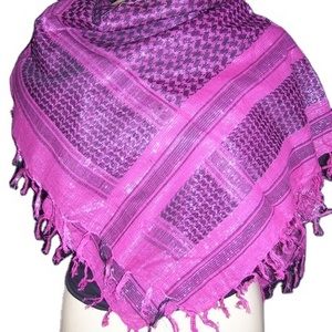 geometric  design square pattern arab lurex scarf Arab Arafat Cotton Shemagh Keffiyeh Palestine jacquard scarf