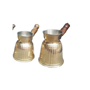 Most Selling Turkish Coffee Tea Kettle Metal Making Brass Pot Assorted Metal Brass Kettle At Affordable Price