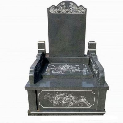 Double heart headstone, china black granite monuments, rose engraved tombstone granite slab tombstones trade